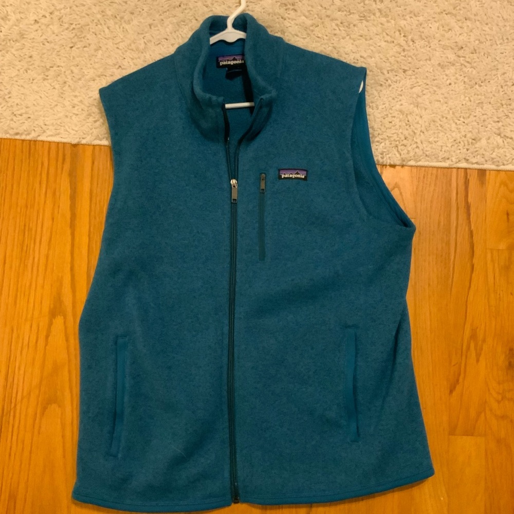 Nice blue vest!